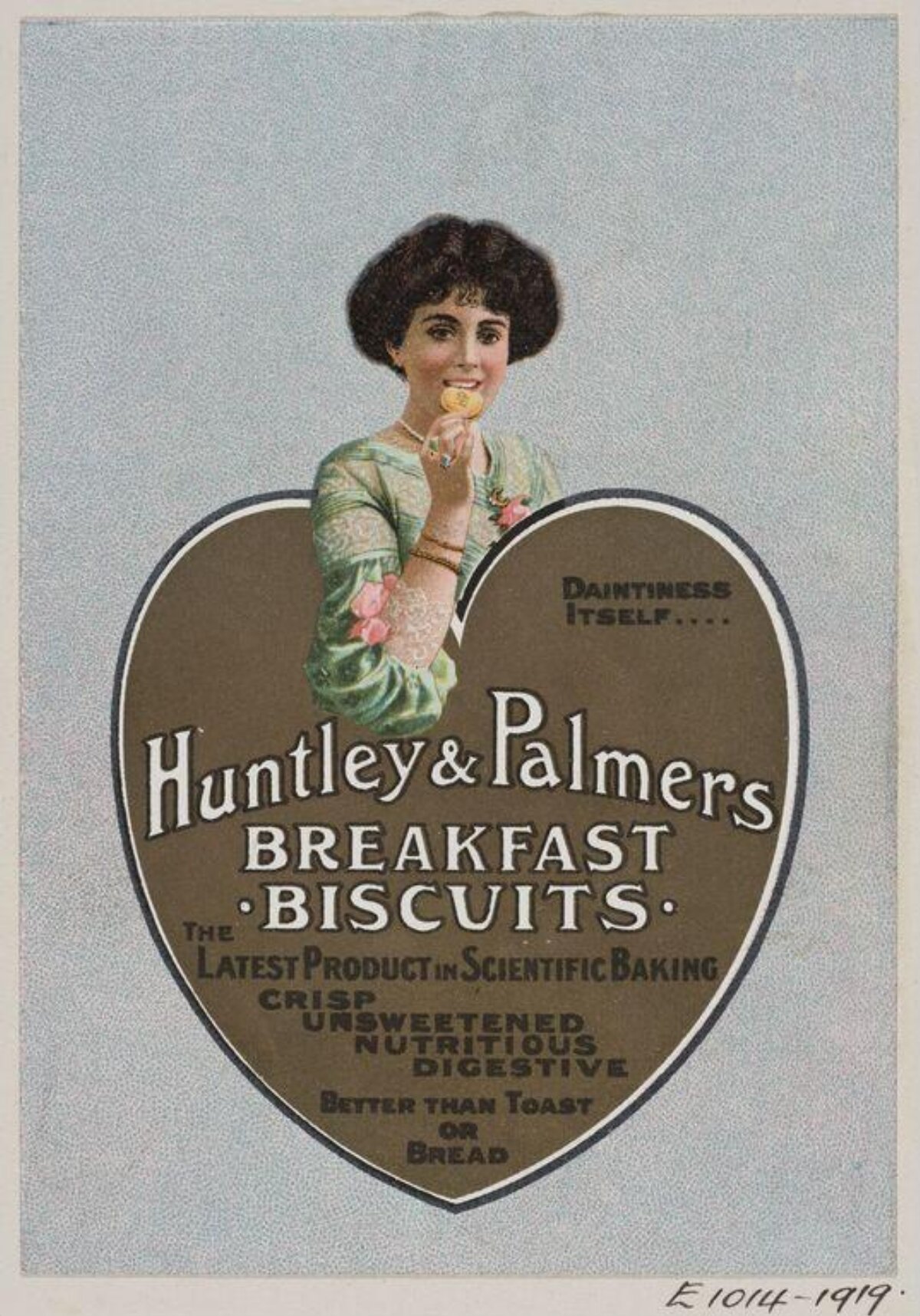 Vintage Huntley & Palmers Biscuit Ad