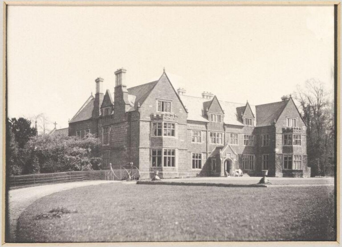 Vintage Photograph of Country Manor