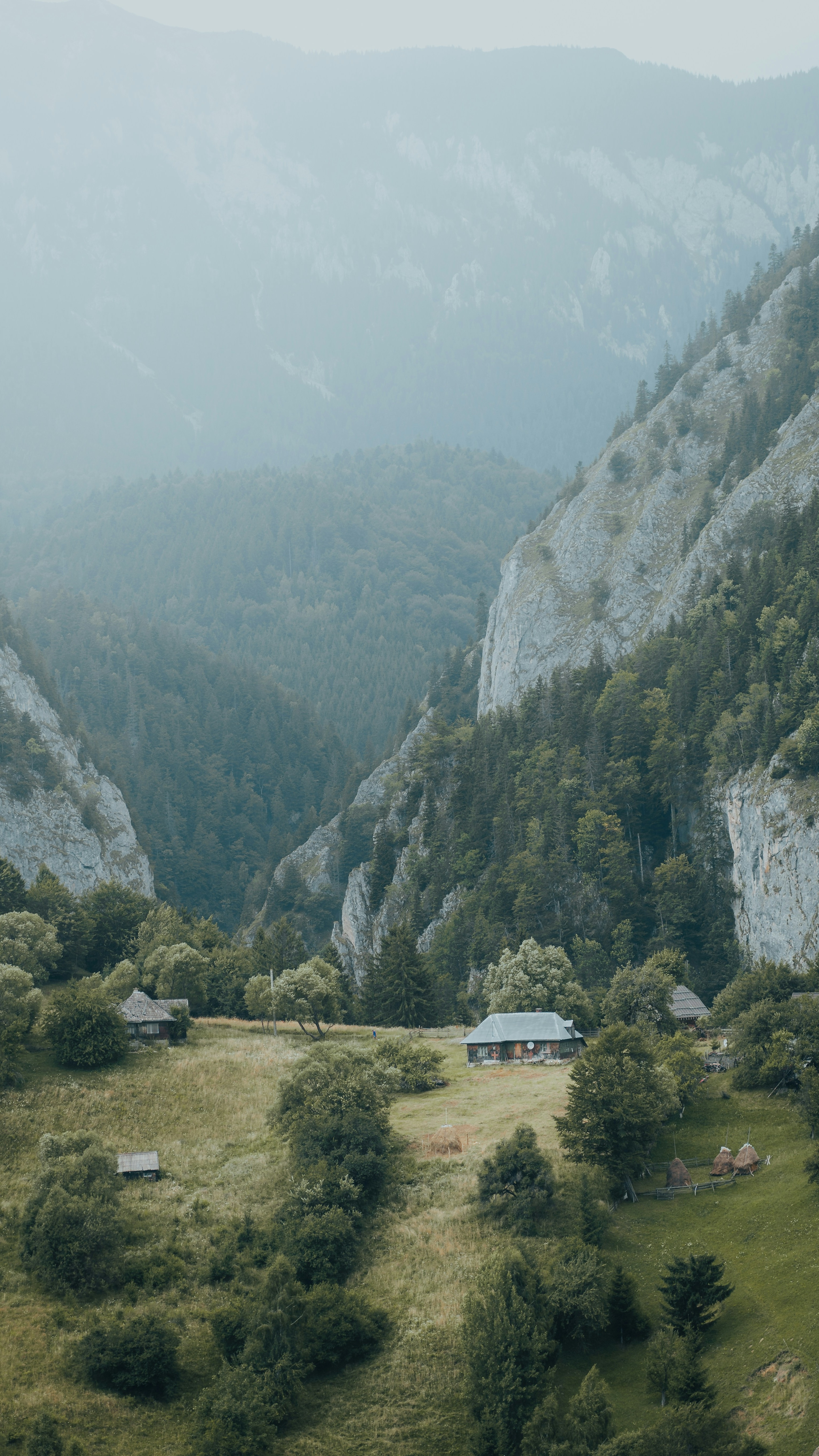 Remote Cabins in Mountain Valley