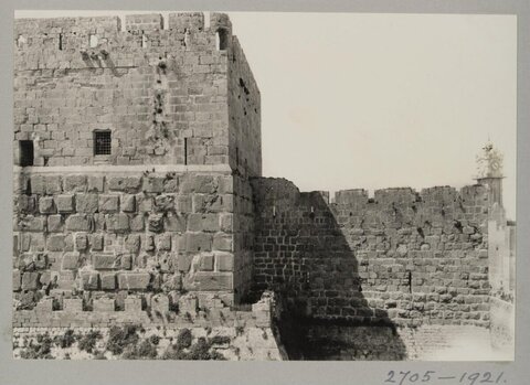 Vintage View of Ancient City Wall
