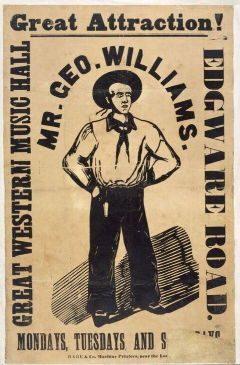Vintage Mr. Geo Williams Performance Poster