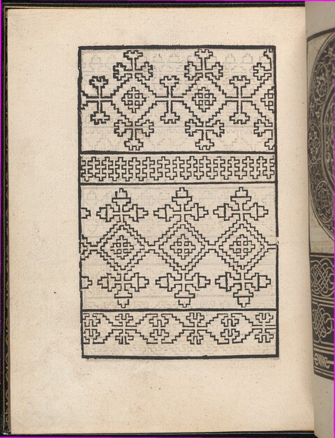 Vintage Geometric Embroidery Pattern
