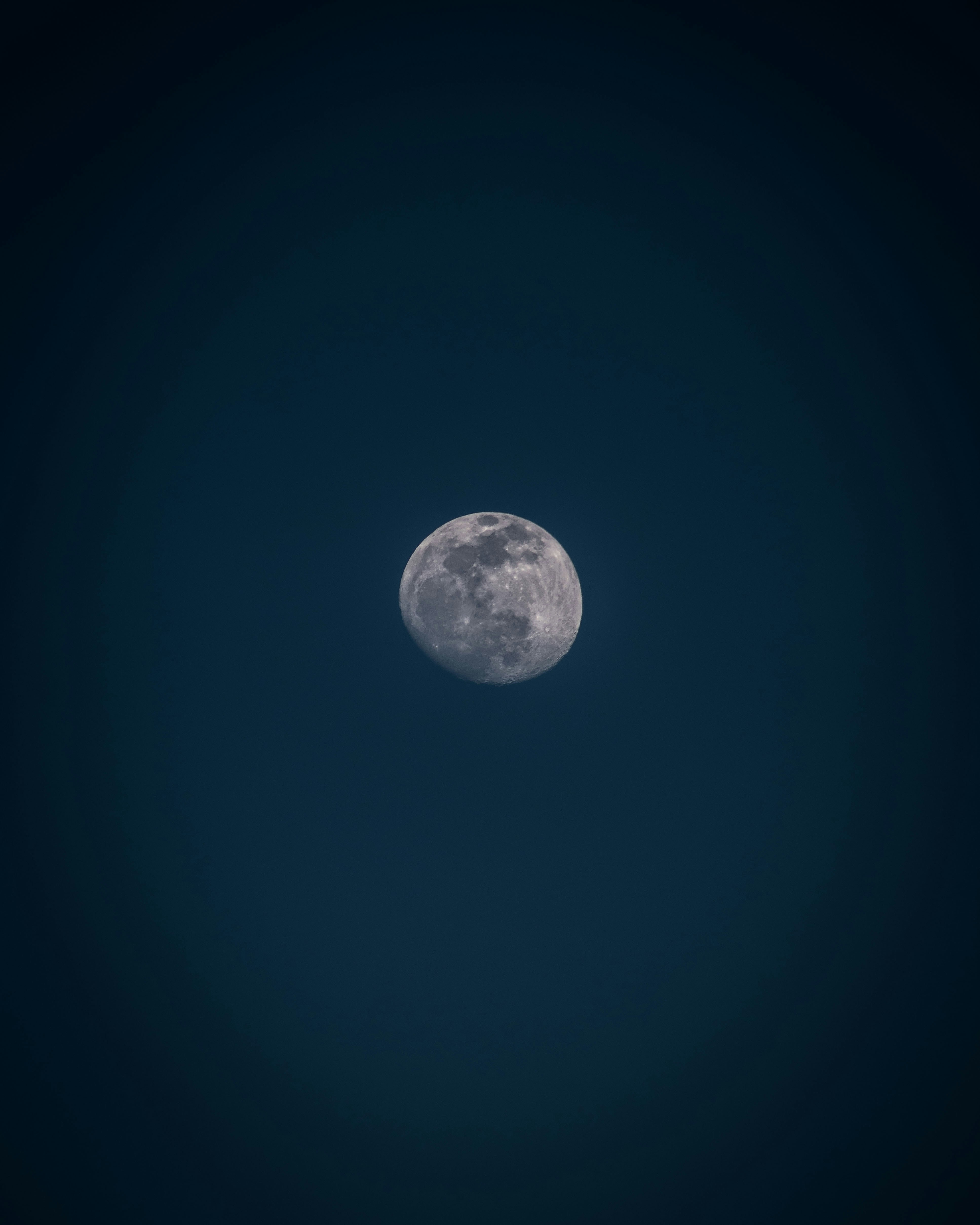 Full Moon in Night Sky