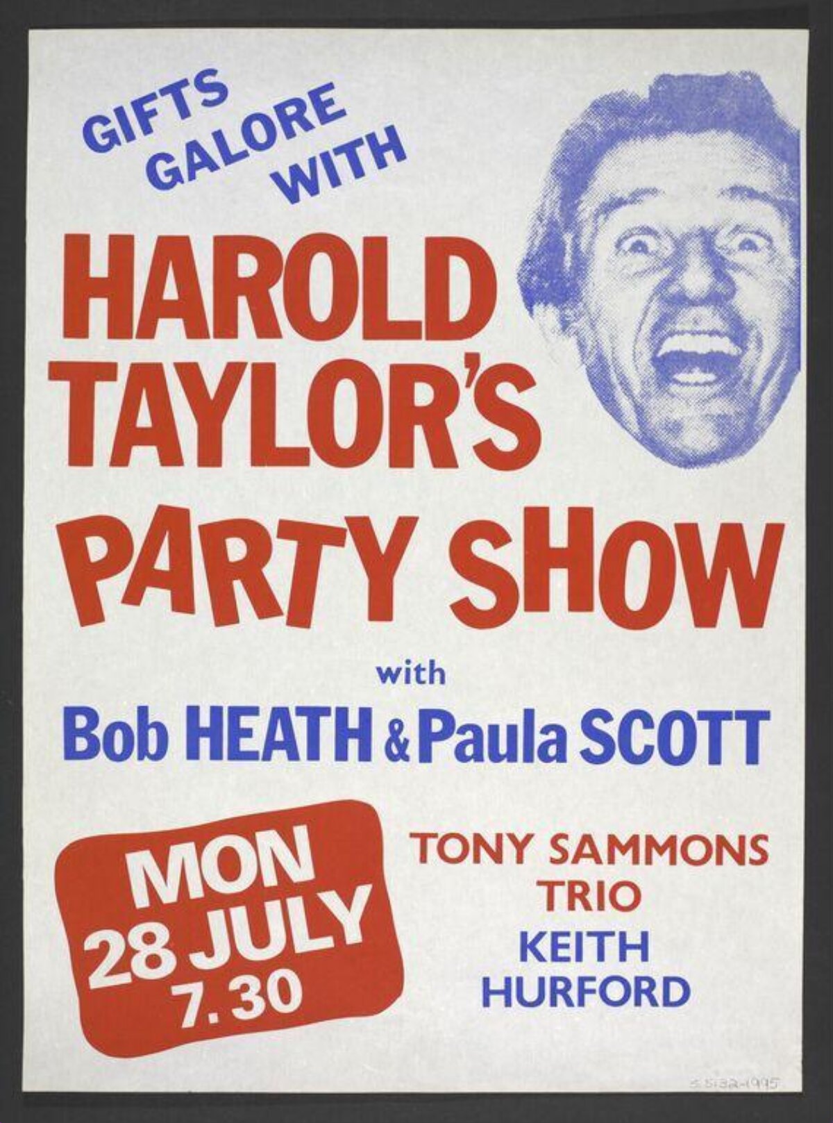 Harold Taylor's Party Show Poster