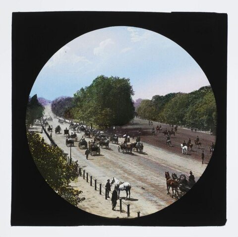 Vintage Park Carriage Scene
