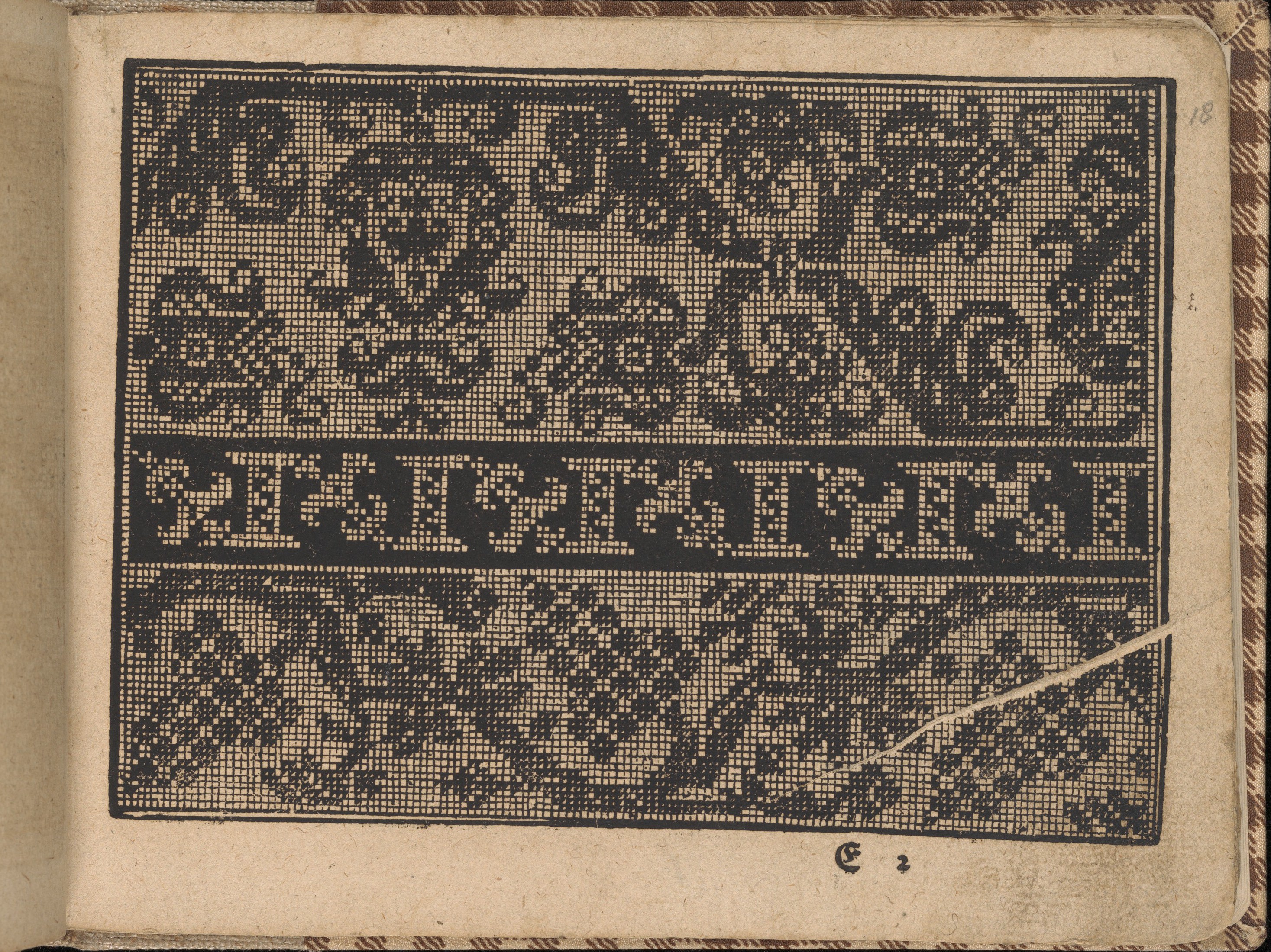 Antique Cross Stitch Embroidery Pattern
