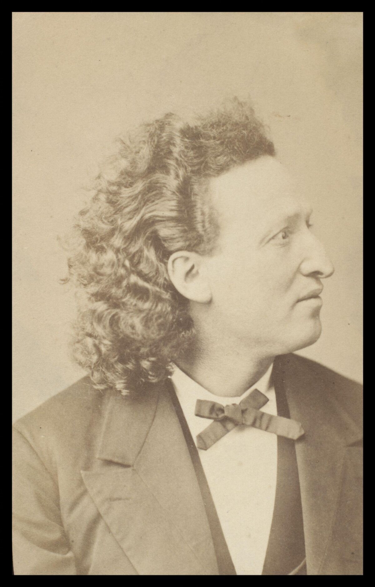 Vintage Profile Portrait of a Man