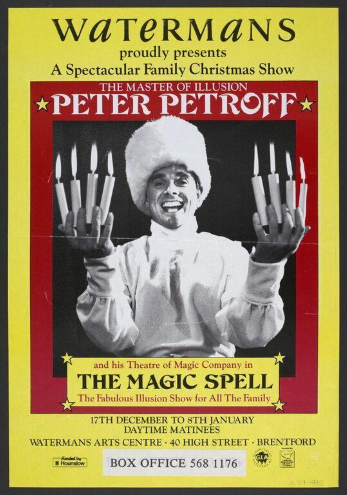 Peter Petroff Magic Show Poster