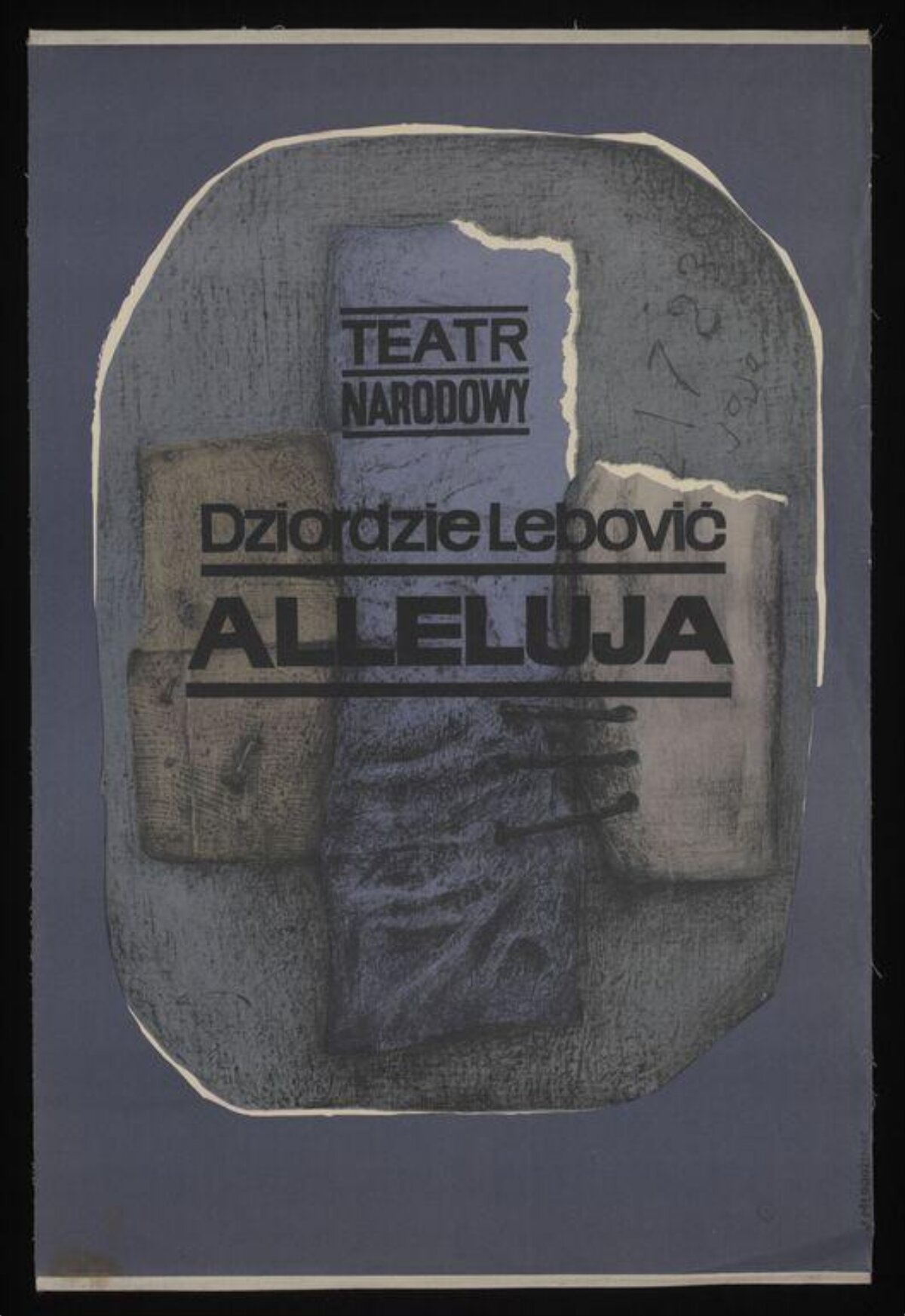 Alleluja National Theatre Play Poster