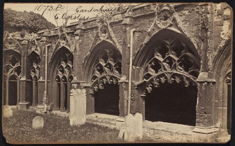Canterbury Cathedral Cloisters Ruins