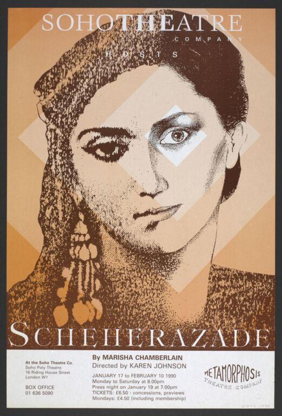 Scheherazade Theatre Play Poster