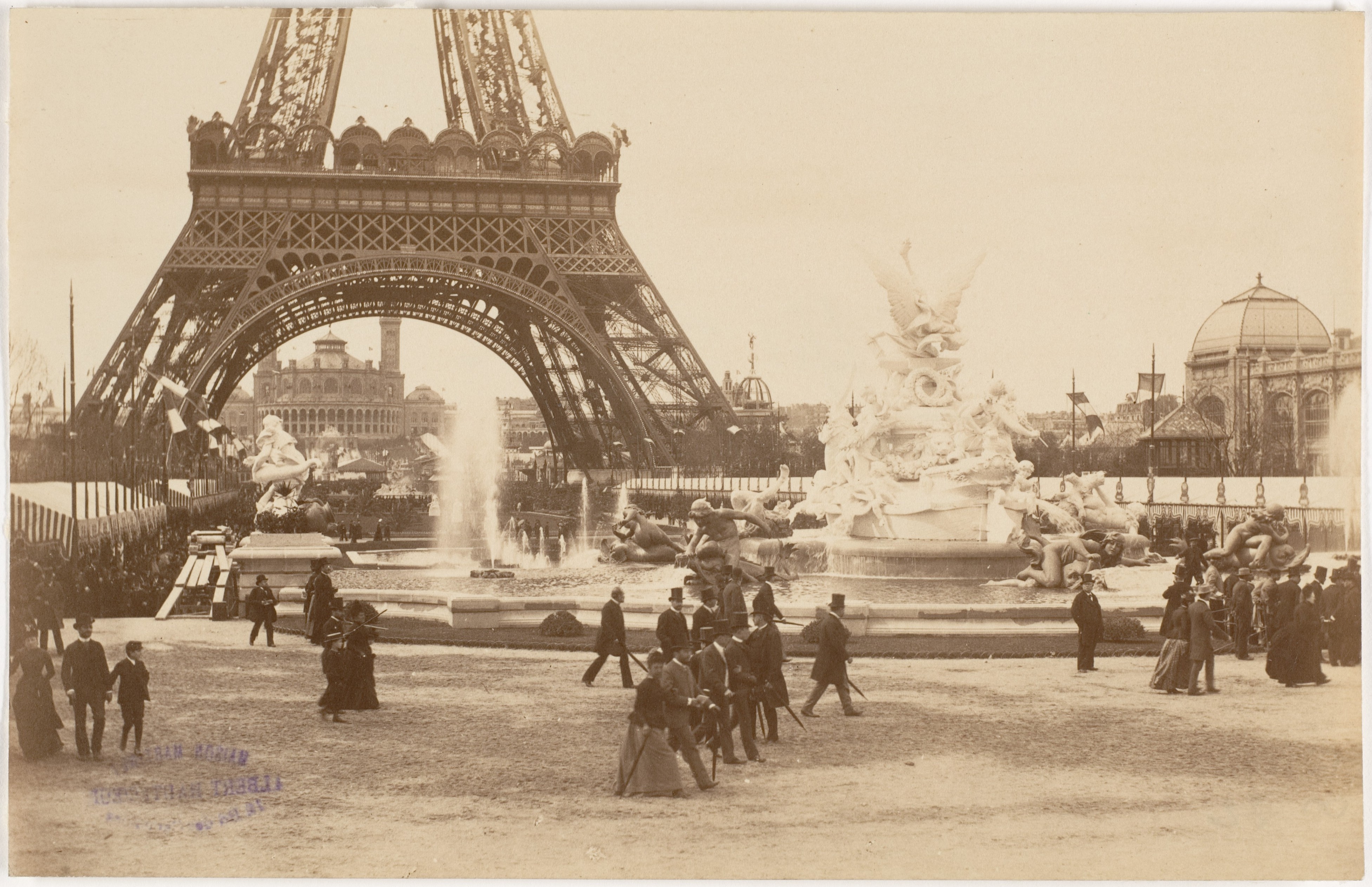 Eiffel Tower at 1900 Paris Expo