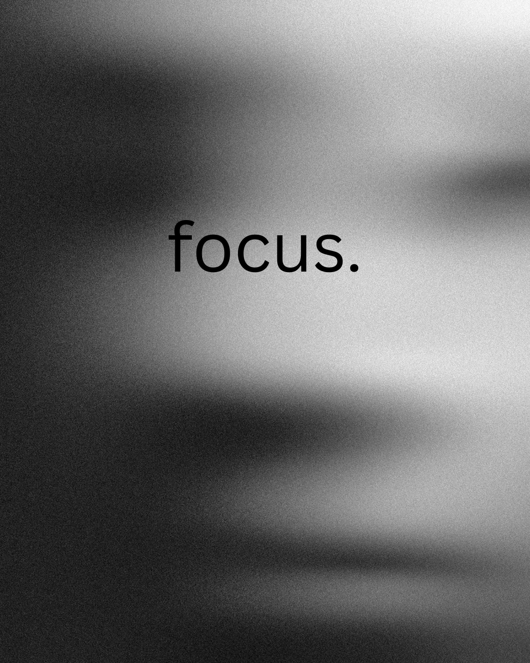 Minimalist Focus Text Graphic