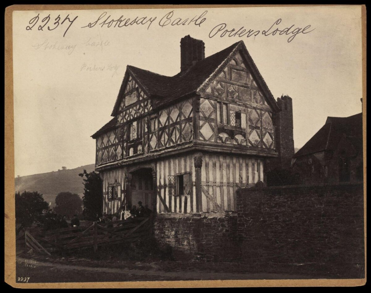 Vintage Photo of Stokesay Castle Porter's Lodge