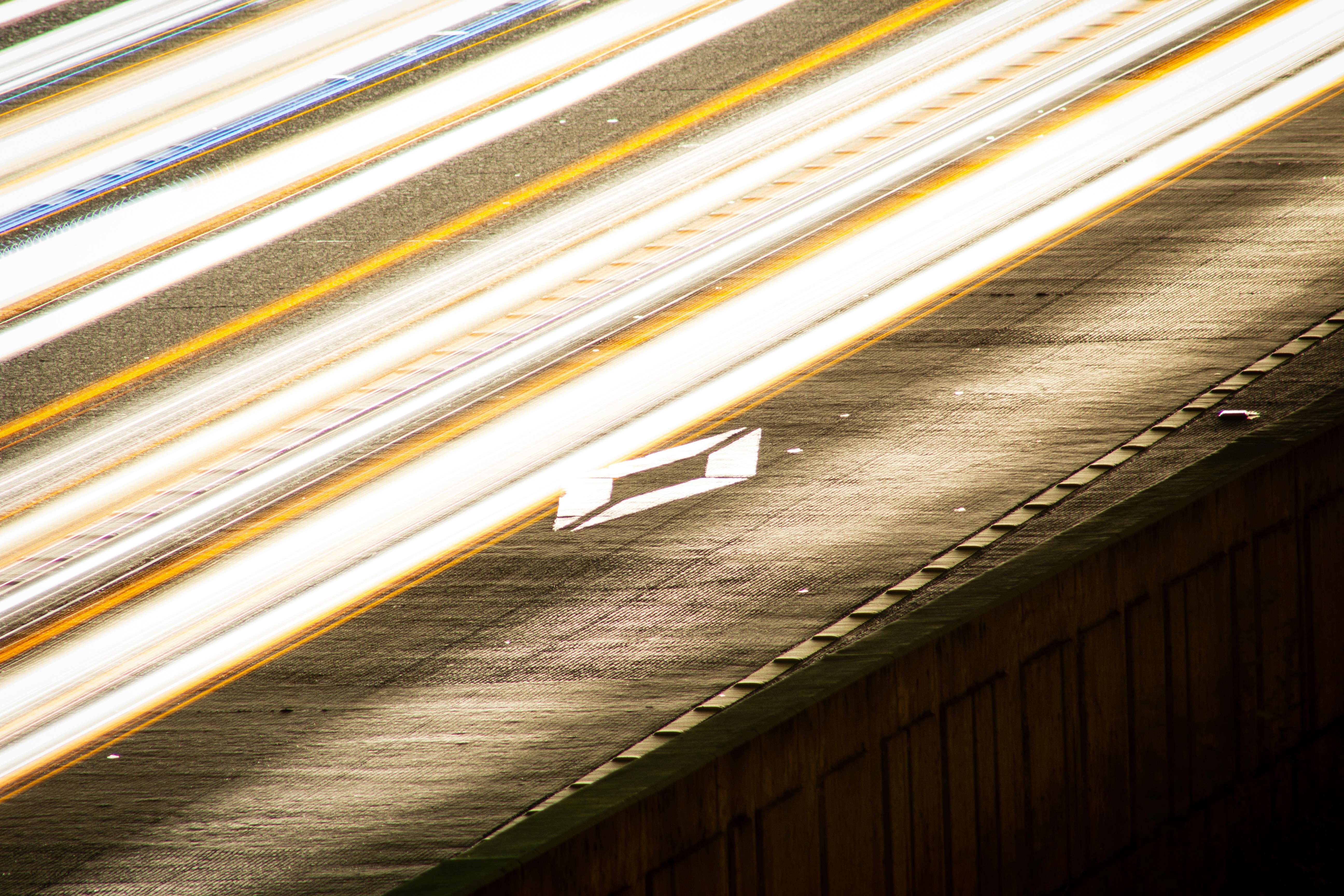 Long Exposure Highway Light Trails