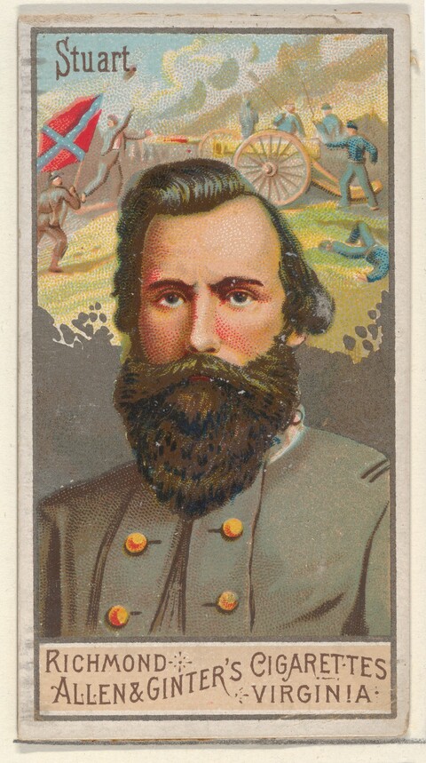 General Stuart Cigarette Trade Card