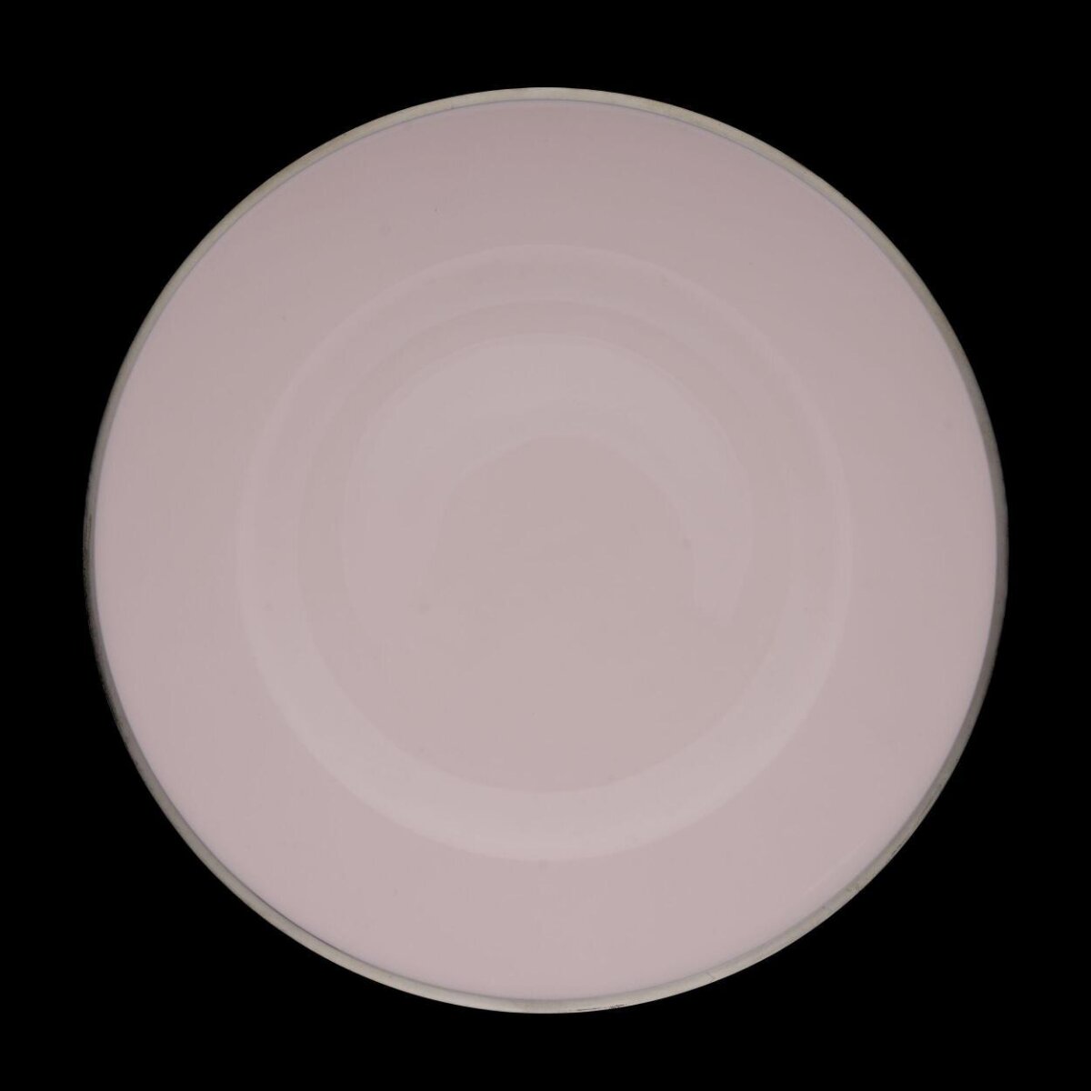 Plain Light Pink Ceramic Plate