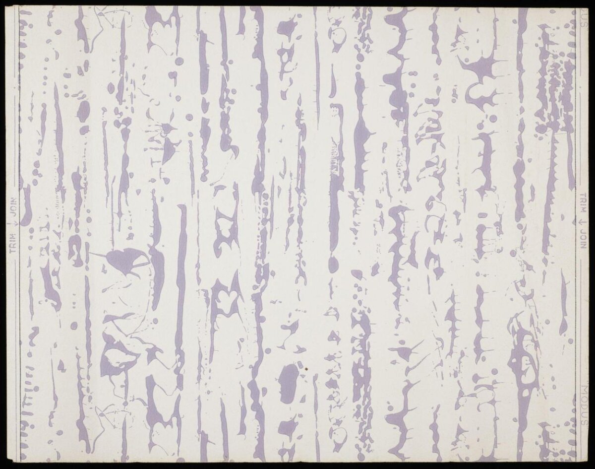 Light Purple Vertical Drip Pattern