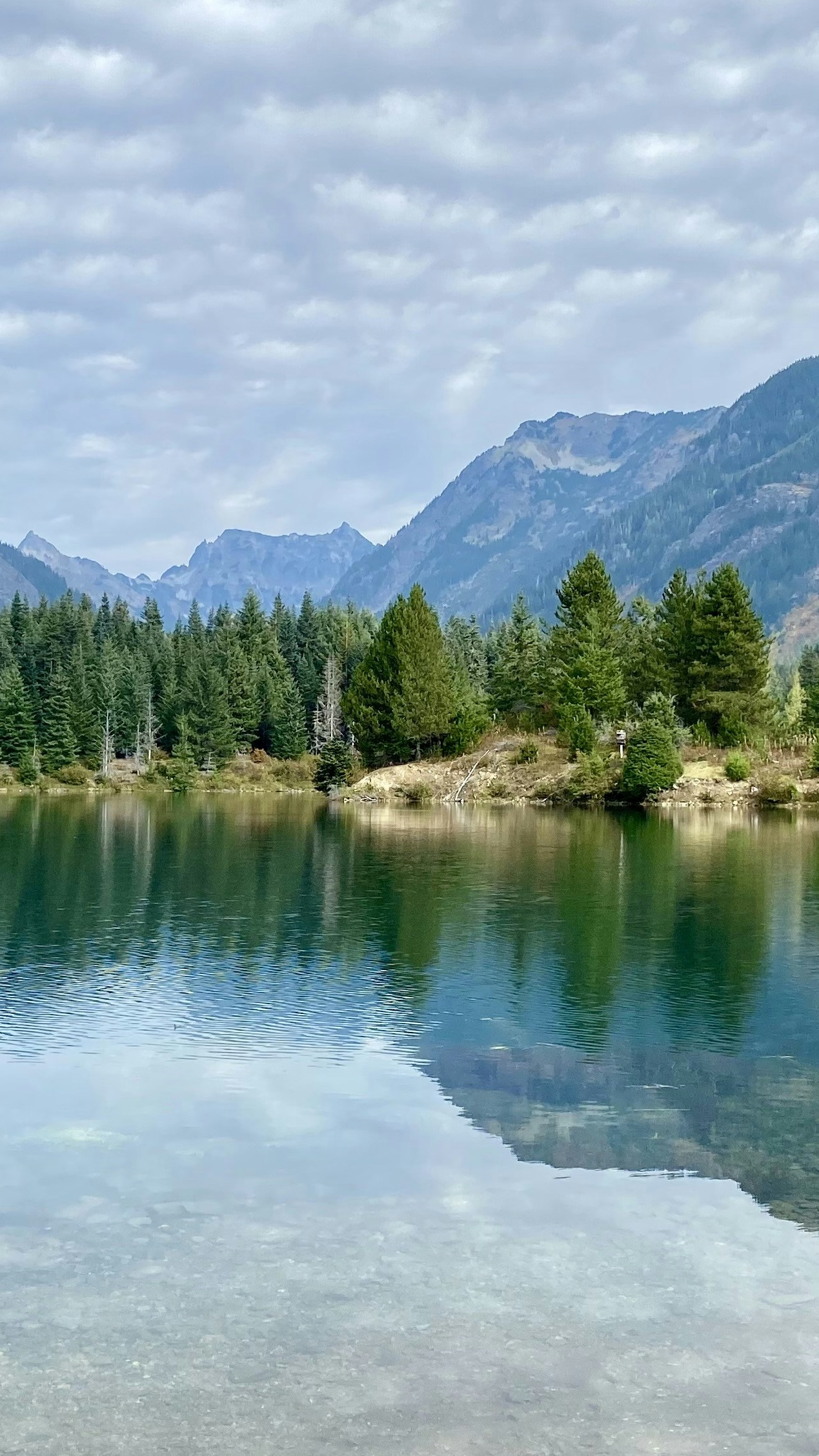 Calm Mountain Lake Landscape