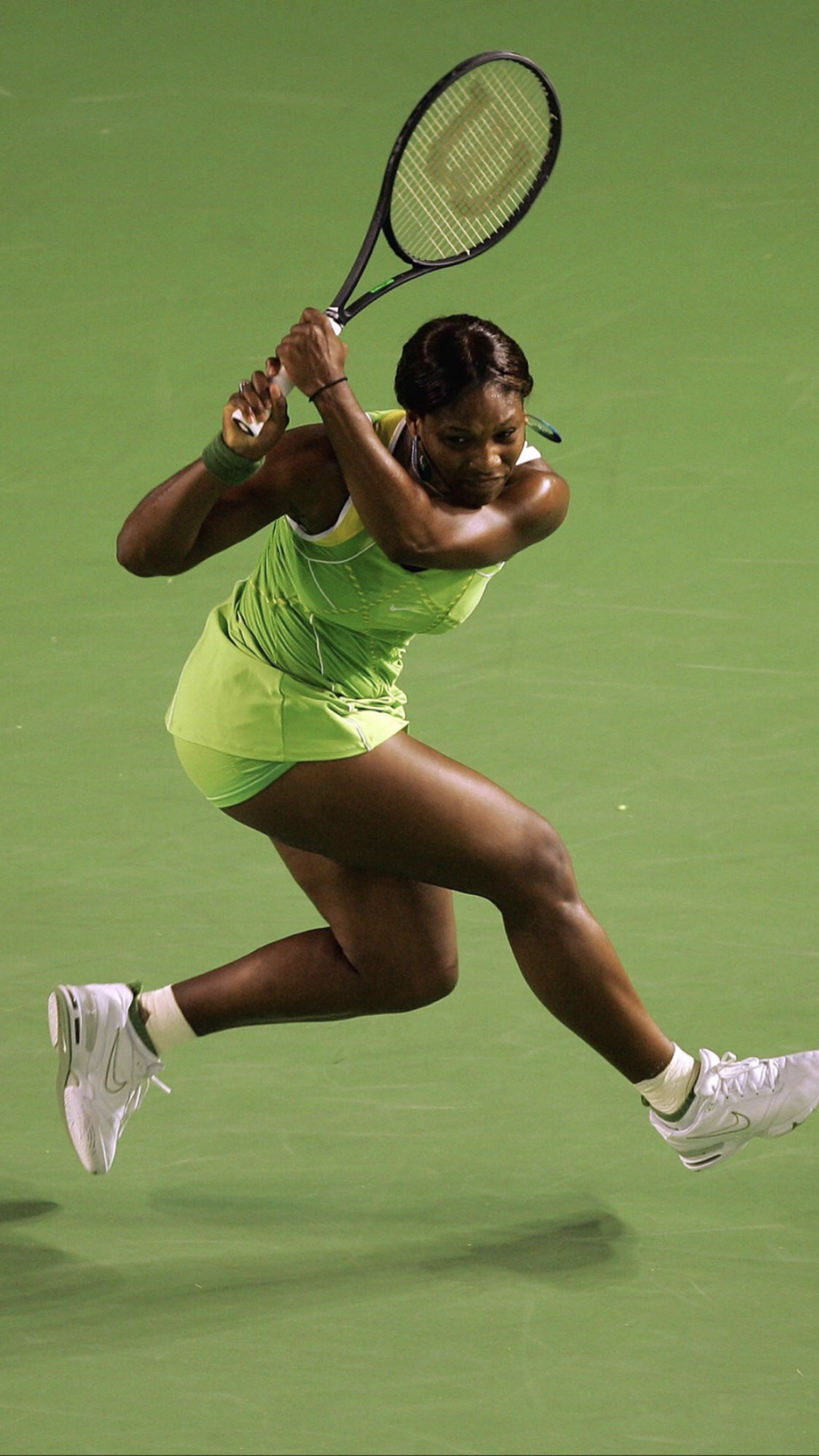 Serena Williams Playing Tennis