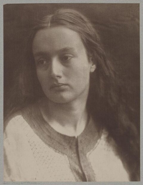 Sepia Portrait of a Young Woman
