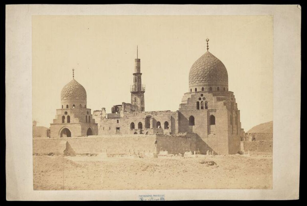 Vintage Egyptian Mausoleum Complex