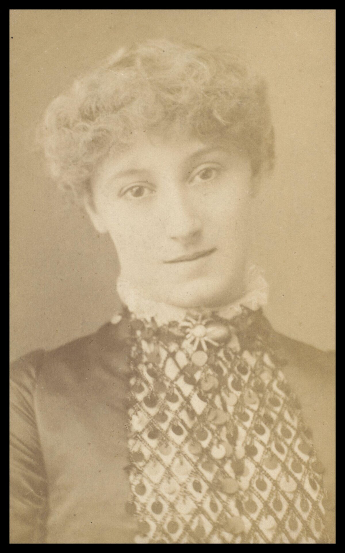 Vintage Sepia Portrait of a Woman