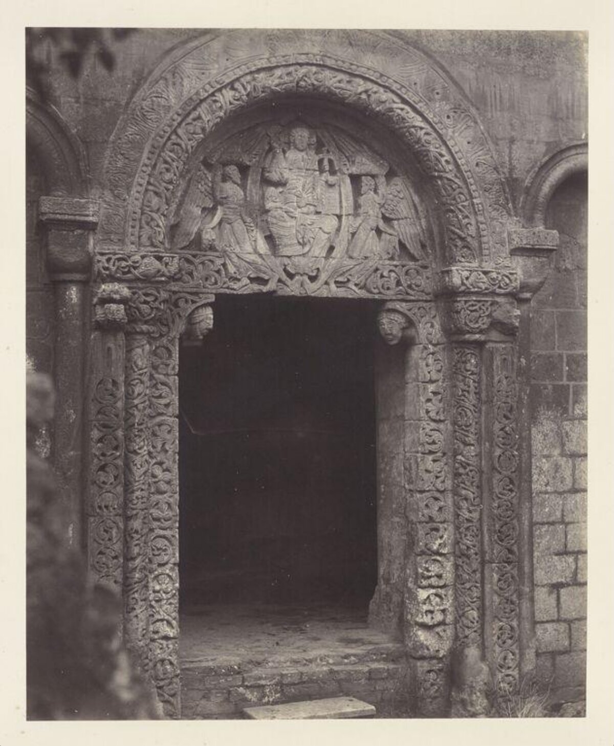 Carved Stone Medieval Doorway