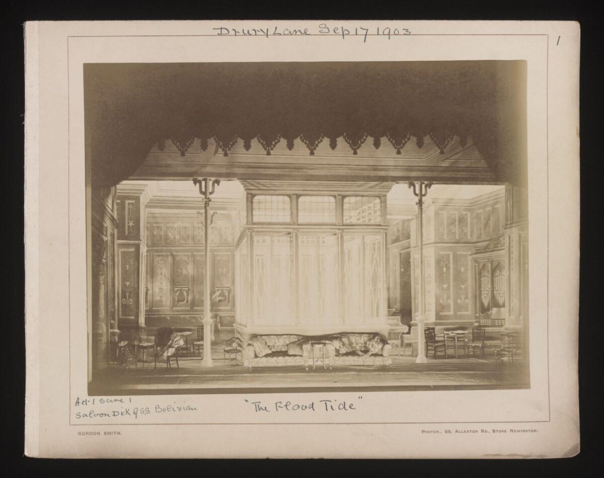 1903 Drury Lane The Flood Tide Stage Set