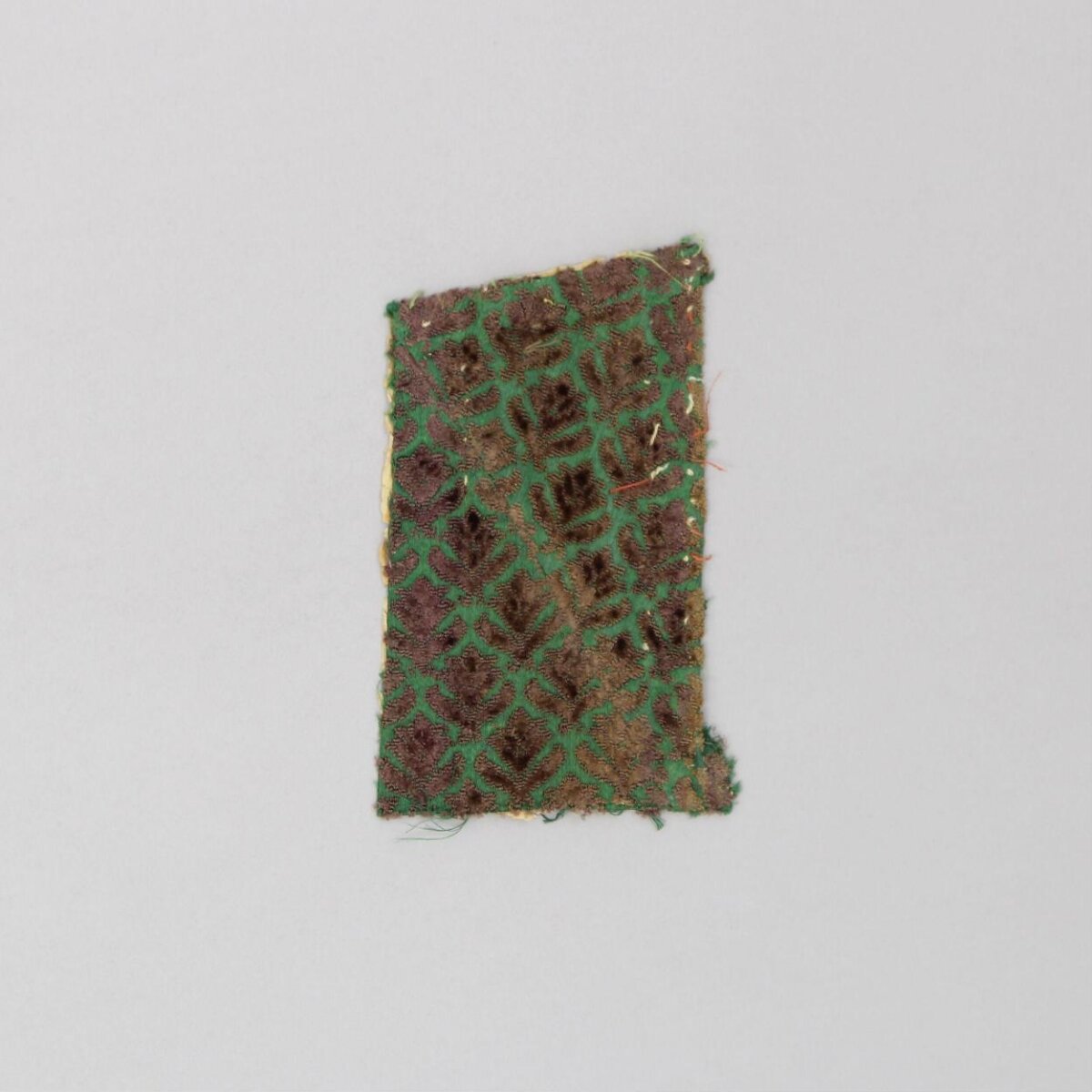 Antique Patterned Fabric Fragment