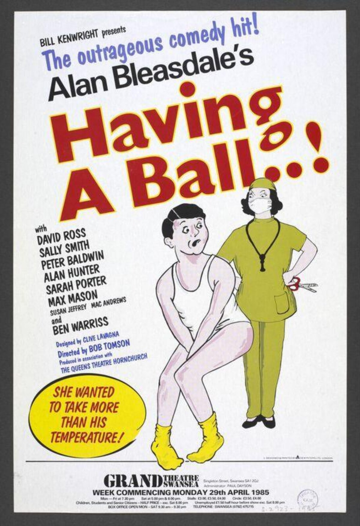 1985 Having A Ball Theatre Poster