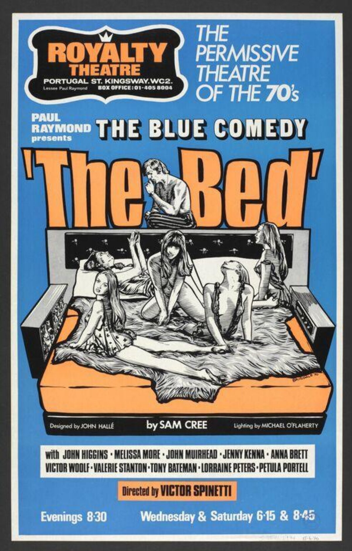 Theatre Poster for Play 'The Bed'