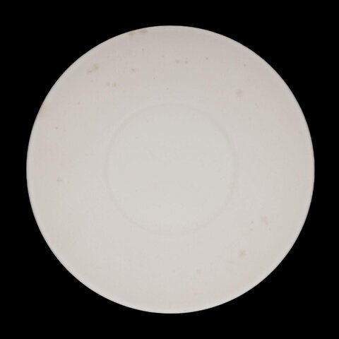 Plain White Ceramic Plate