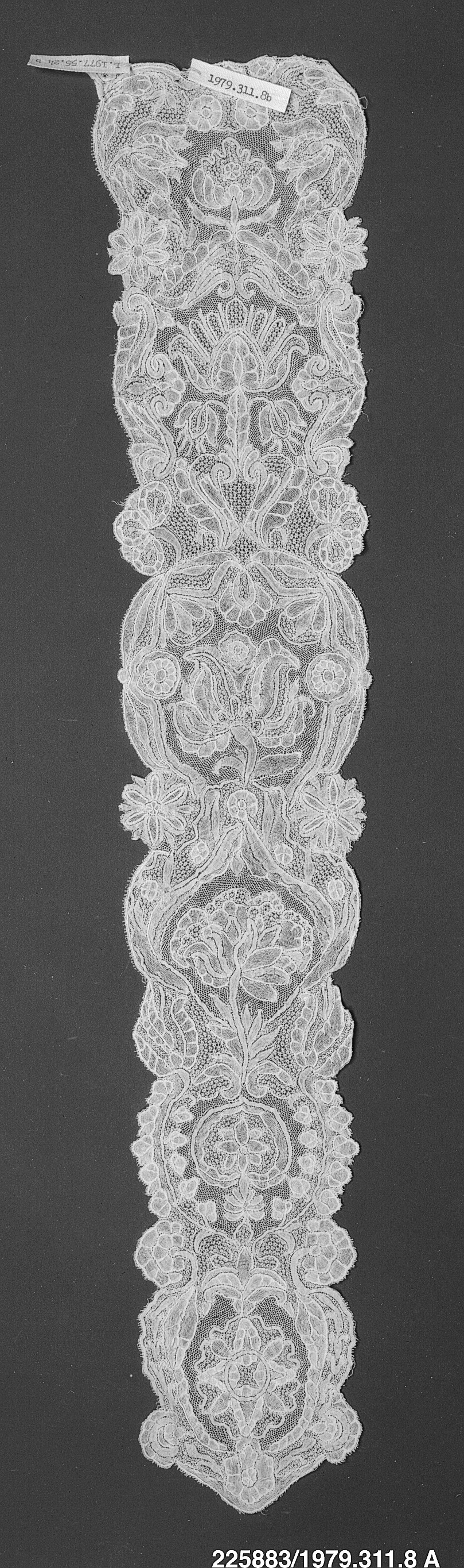 Antique Floral Lace Panel