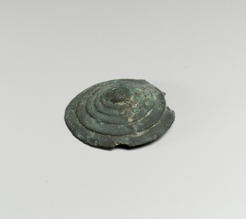Ancient Bronze Circular Ornament Fragment