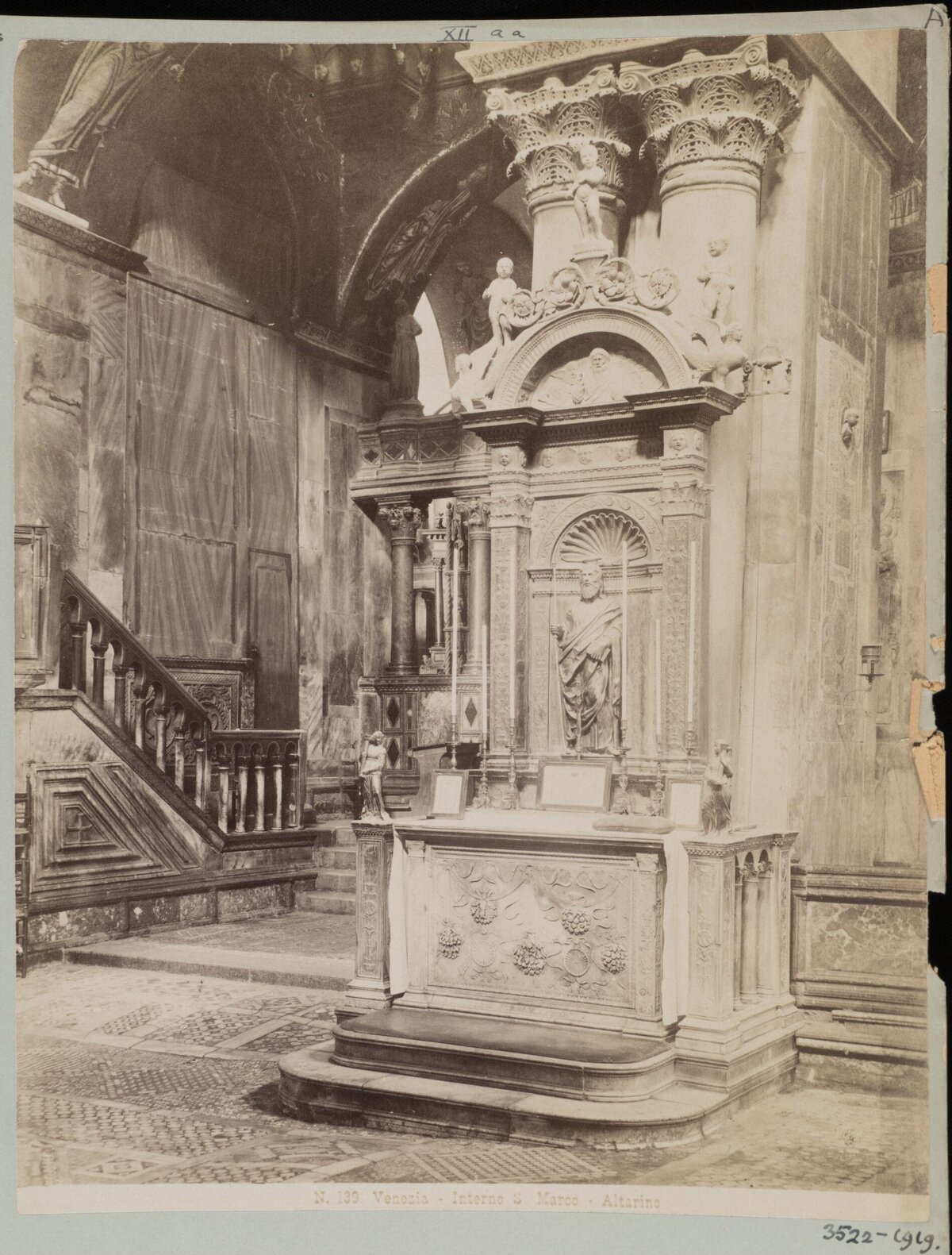 Small Altar Inside St Mark's Venice