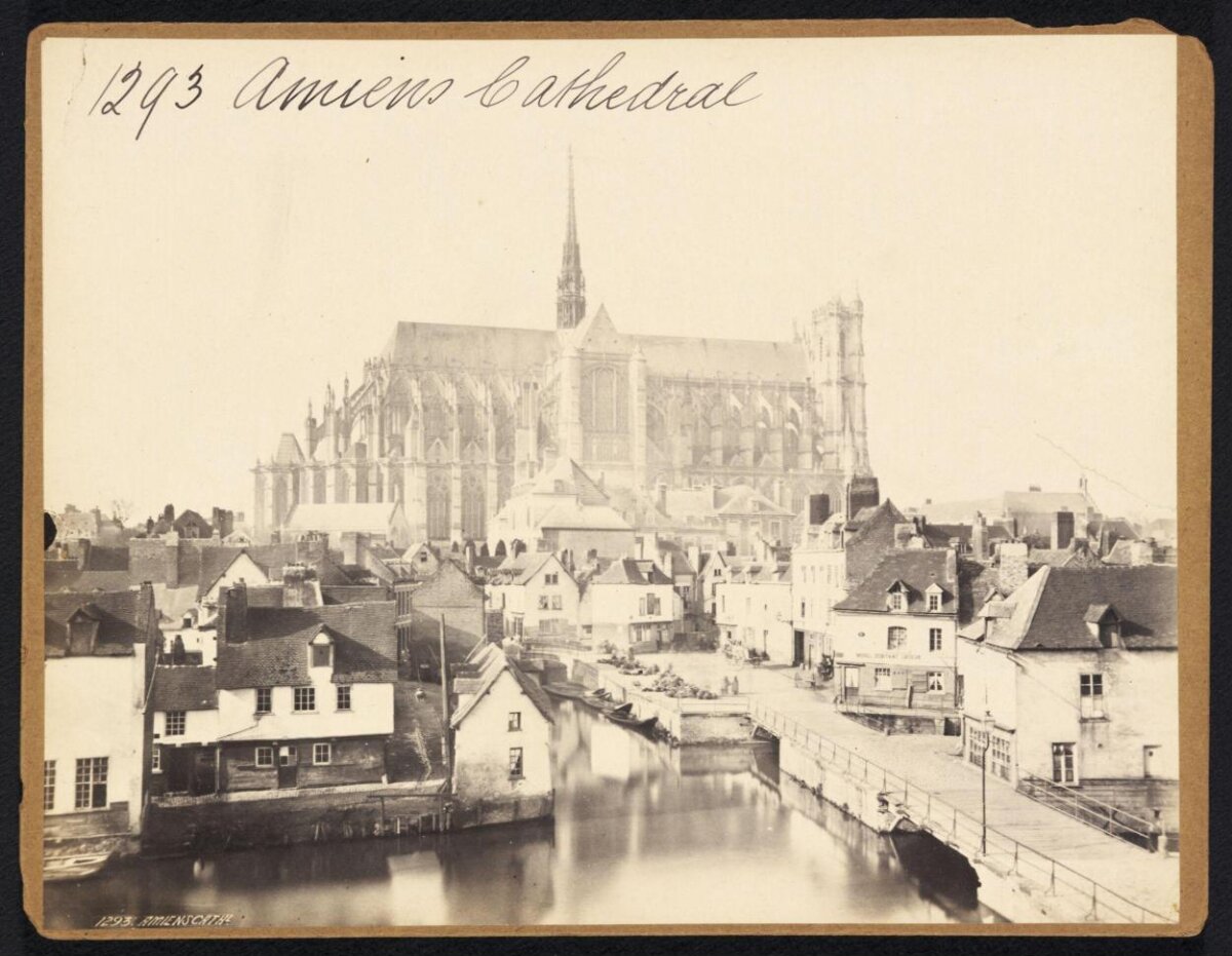 Vintage View of Amiens Cathedral