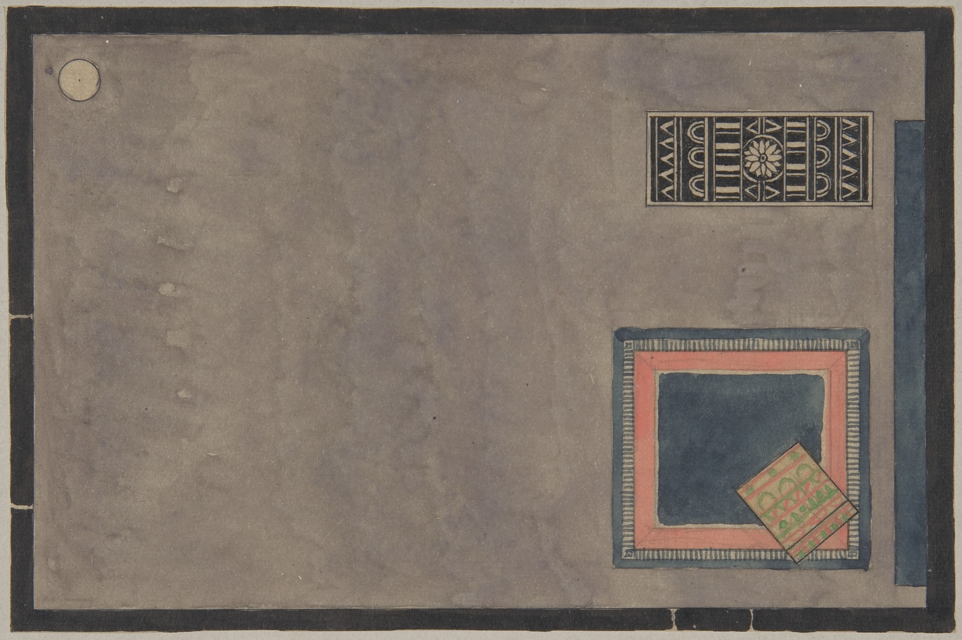Hand-drawn Room Layout Plan