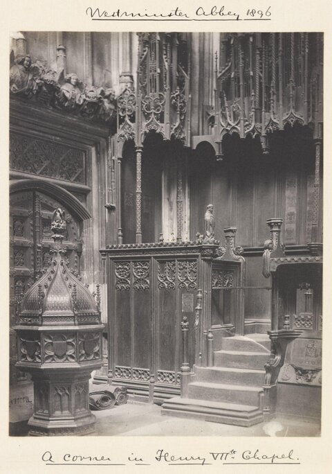 Westminster Abbey Henry VII Chapel Corner