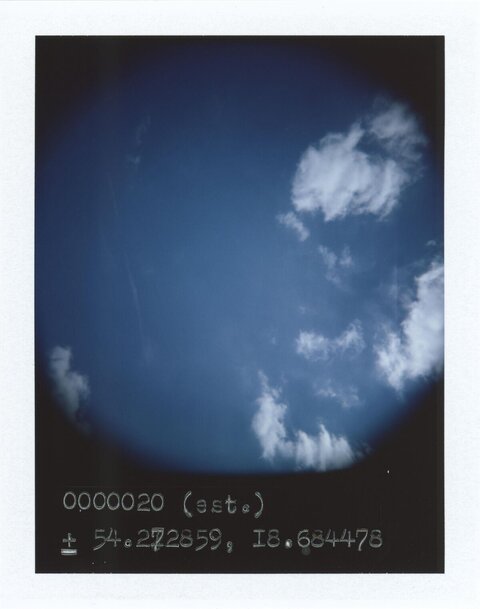 Blue Sky With Scattered Clouds