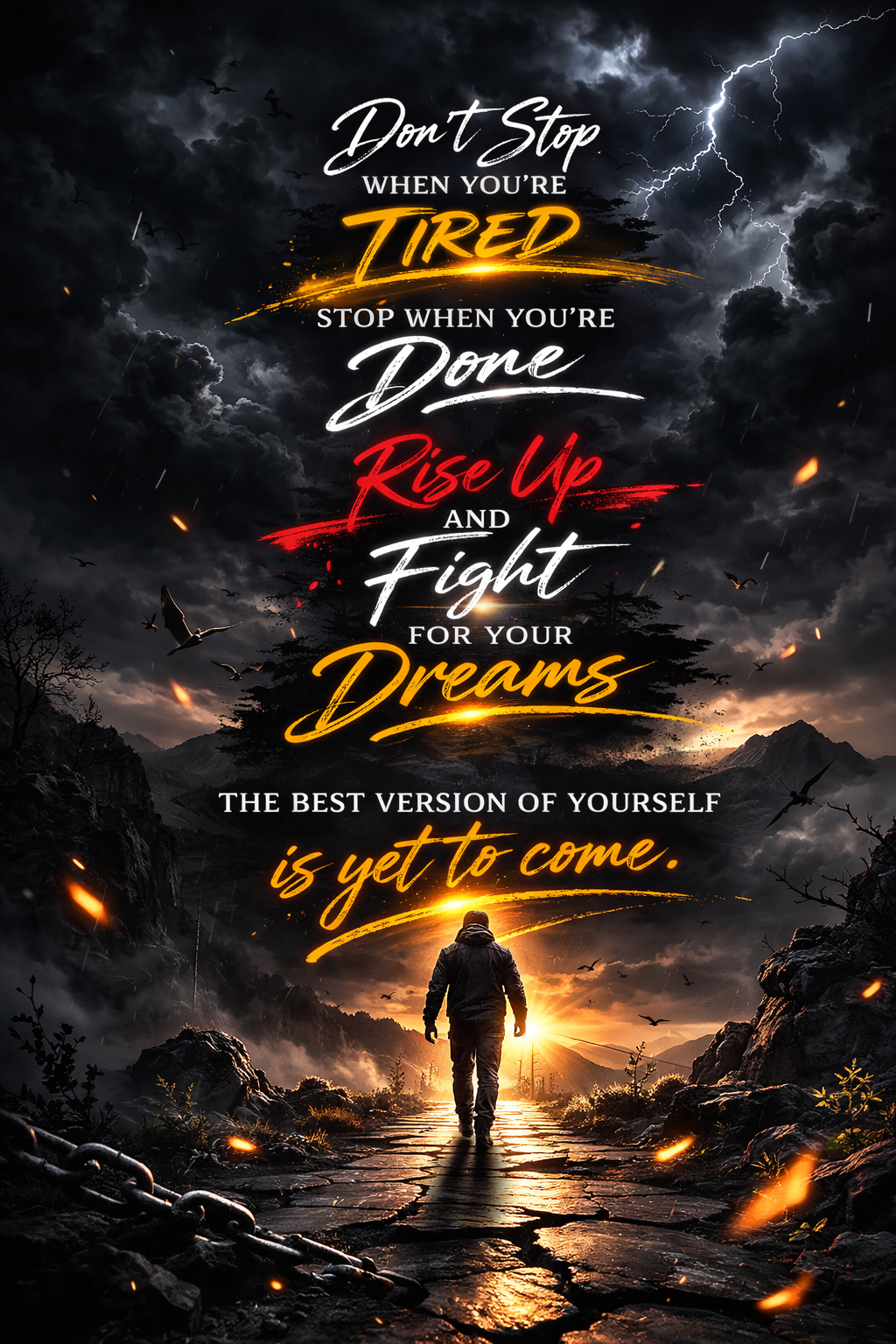 Motivational Inspirational Quote Poster