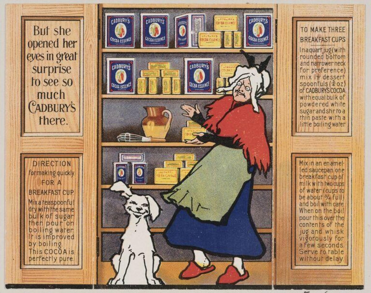 Vintage Cadbury's Cocoa Advertisement