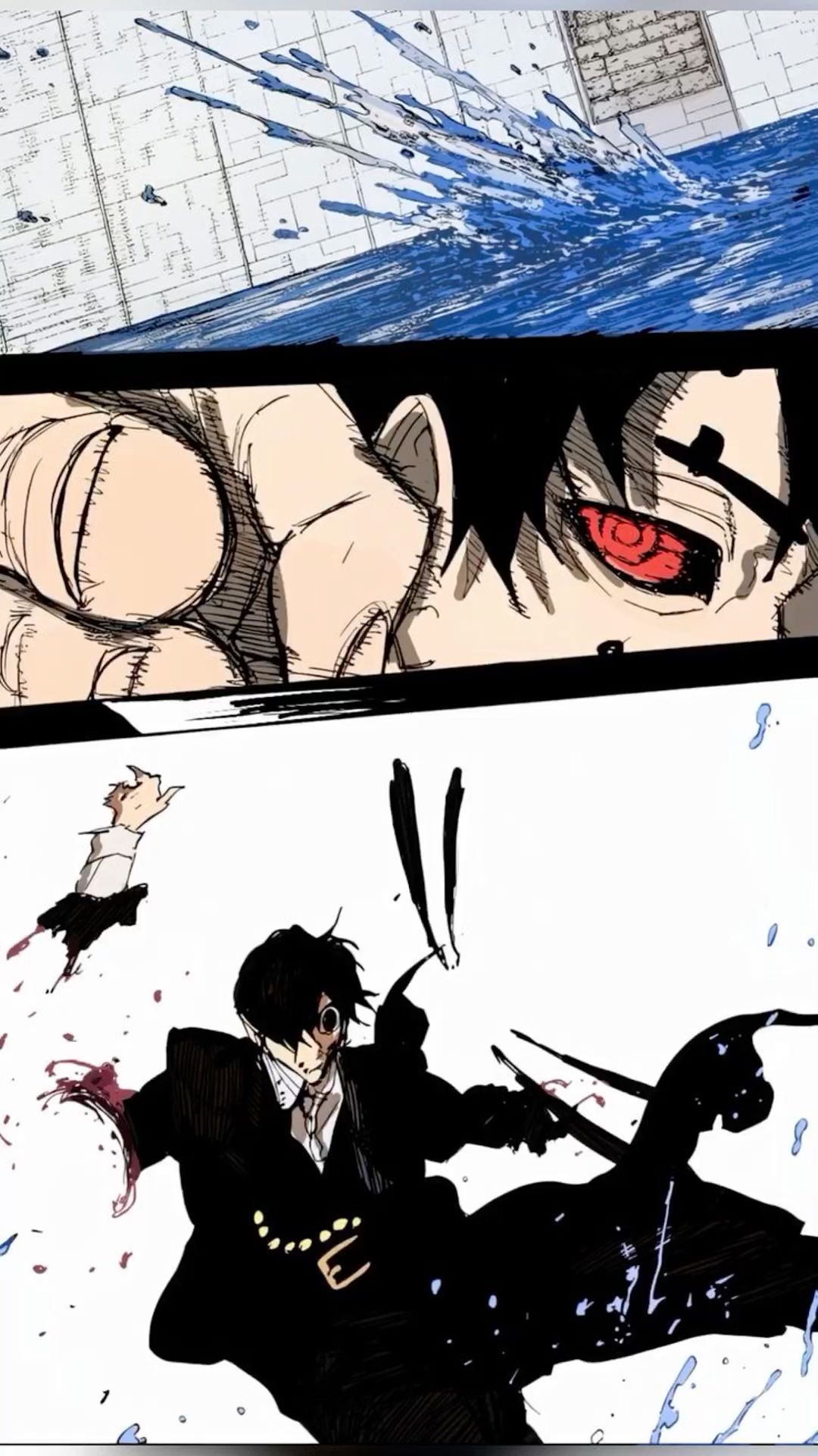 Manga Intense Battle Scene