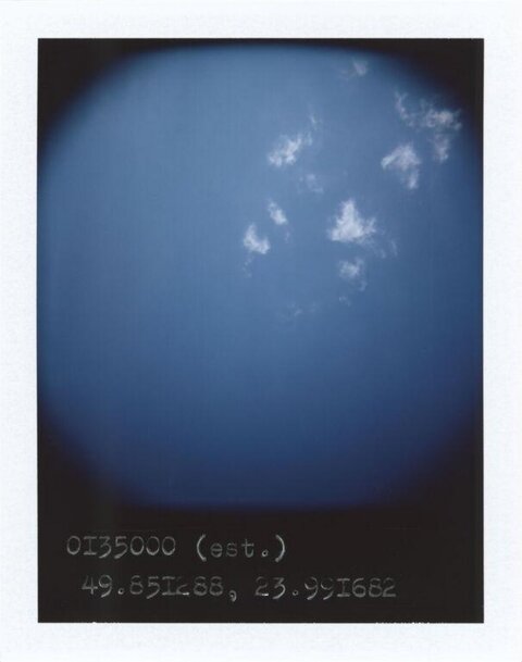 Blue Sky with Scattered Clouds
