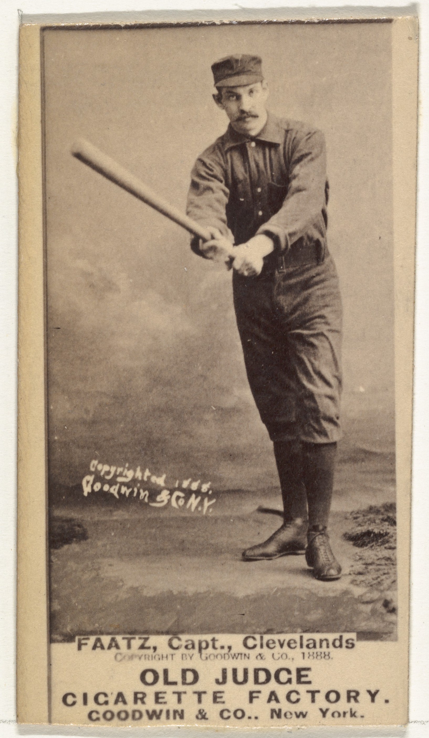 1888 Old Judge Baseball Cigarette Card
