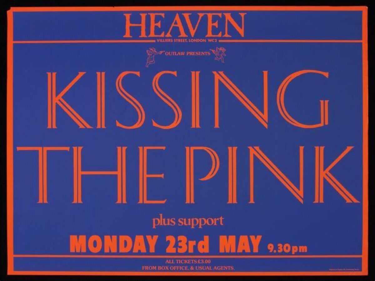 Kissing The Pink London Concert Poster