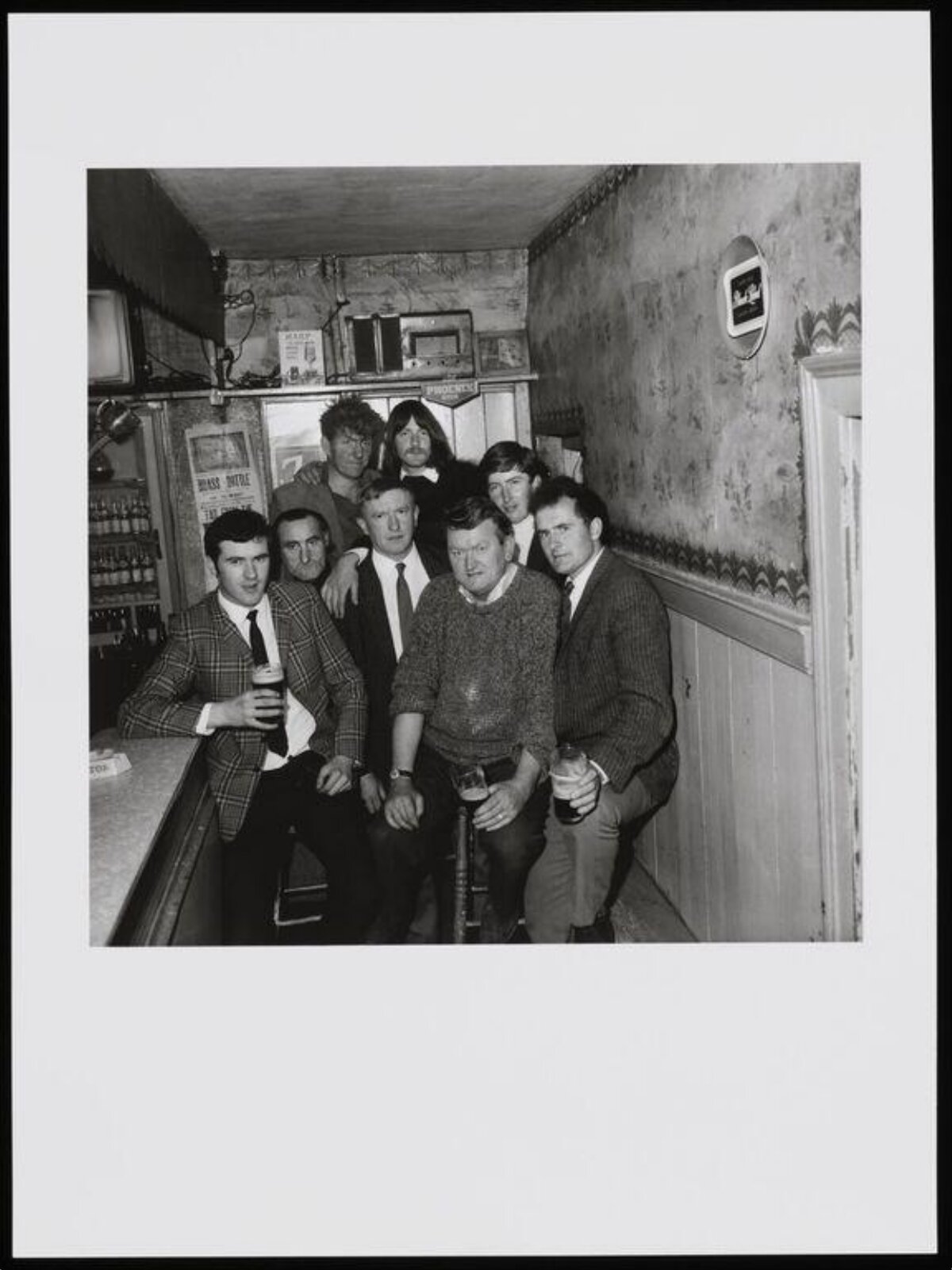 Group of Men in a Vintage Pub