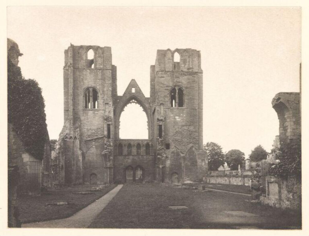 Ancient Stone Abbey Ruins