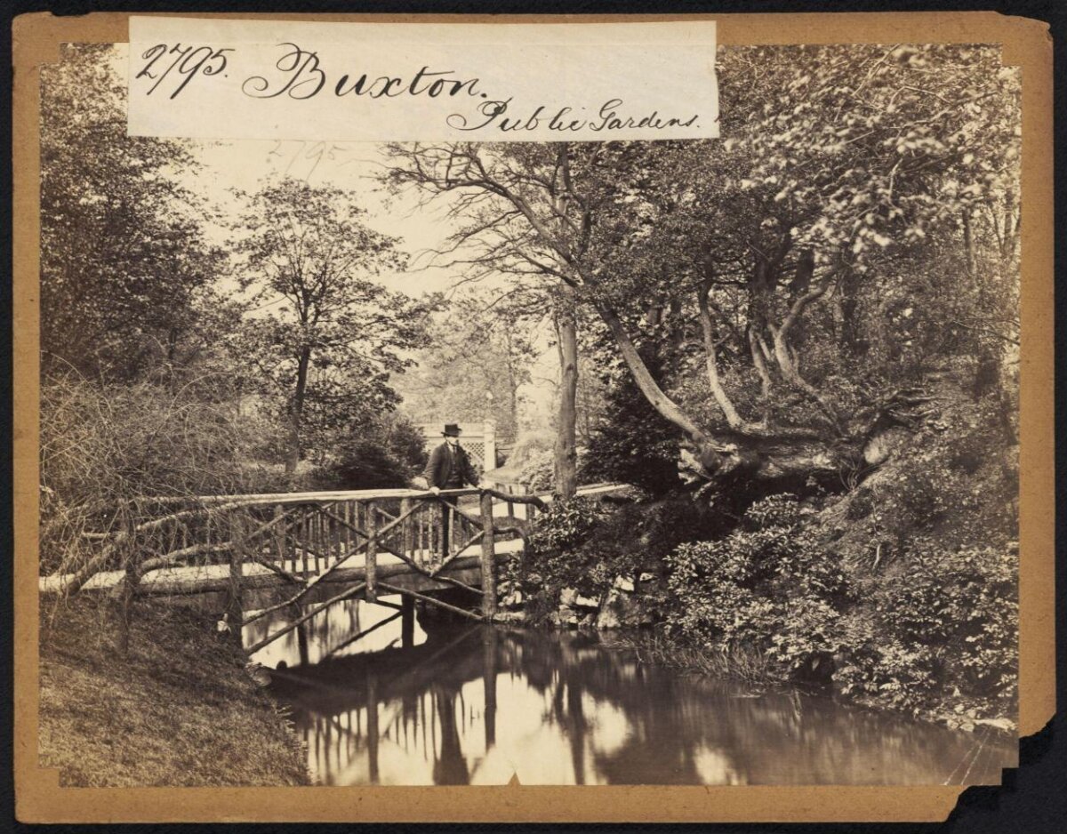 Vintage View of Buxton Public Gardens