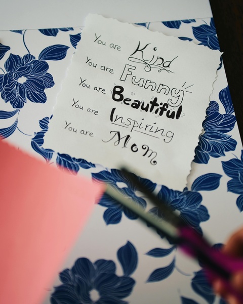 Handwritten Mother's Day Tribute Note